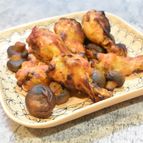 ホロホロっと取れる♪鶏手羽元のトマト煮込み焼き