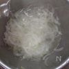 たたき梅つゆだれの冷奴の工程2