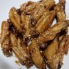 Yaeの作ってみた!投稿(油は大さじ3♪揚げない♪『名古屋風♡鶏手羽中の甘辛からあげ』)