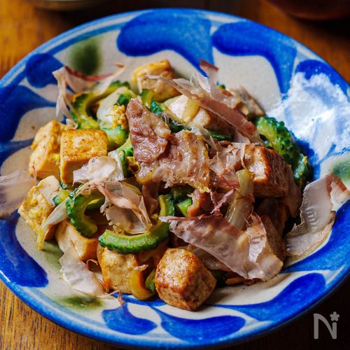 豆腐がおいしい♪【ゴーヤーチャンプルー】