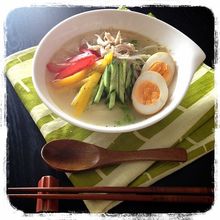 さっぱり冷たい塩ラーメン風素麺