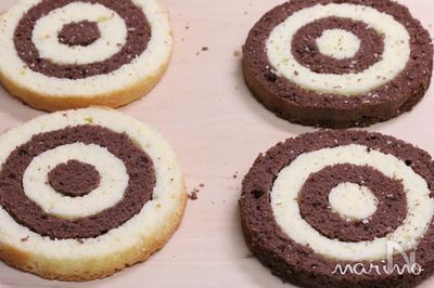 チェッカーボードケーキのレシピ