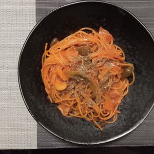 いちご2026の作ってみた!投稿(みんな大好き！フライパン1つ【焼きそばボロネーゼ】)