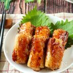 子どもウケ最強♪ちくわつくねの照り焼き