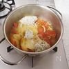 カレー風味のトマト豆乳スープの工程3