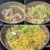 10分でうまい!【豚バラキャベツのコクうま焼きそば】の工程1