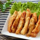 食べやすくて止まらない♪鶏むね肉のカレー風味スティックチキン