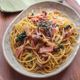 フライパン一つでできる♪ベーコンとほうれん草の和風パスタ