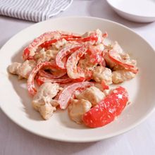 簡単でおしゃれな味付けに!チーズレモン和え