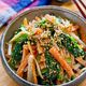 【ほうれん草とごぼうのマヨ麺つゆ胡麻和え】レンジで簡単