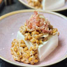 【納豆梅ミョウガの冷奴】暑い日に食べたい♡さっぱりおつまみ♪