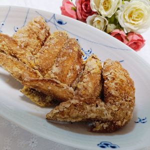AKARI☆の作ってみた!投稿(【ザクザク旨い】生姜香る手羽先のだし醤油から揚げ)
