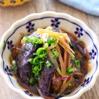 ［なすとみょうがの麺つゆ浸し］簡単！作り置きに◎