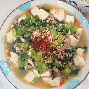 milkの作ってみた!投稿(うま味満点◎ぽかぽか温まる塩マーボー豆腐)