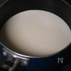 濃厚♡二層の抹茶プリンの工程1