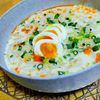 ヴェルの作ってみた!投稿(火を使わない!簡単混ぜるだけ!白だし豆乳うどん温玉のせ)