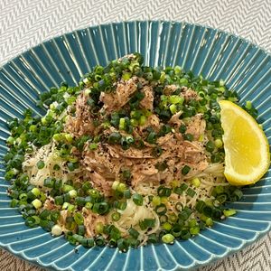 楽ラク手抜キッチン🐶🐾の作ってみた!投稿(一度食べたら絶対ハマる！【極みツナレモンそうめん】)