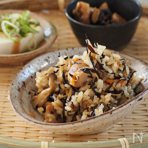 【ほっこりひじきの鶏飯】栄養たっぷり、こどもも好きな味 ⌾