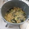 ねぎとわかめの中華スープの工程2