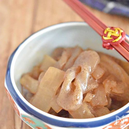 大根とこんにゃくの中華風煮物【作り置き】