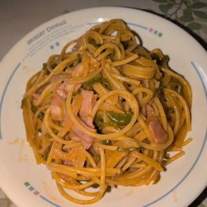 KUMIKOの作ってみた!投稿(電子レンジで！？1人前ナポリタン)