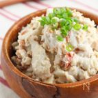 レンジで完成！ねっとり美味しい♡里芋の梅マヨサラダ