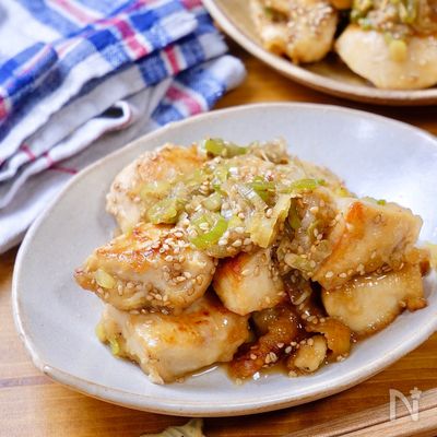 鶏むね肉で絶品おかず☆『ねぎ南蛮唐揚げ』