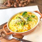 【レンチンズボラ飯！】ヘルシーかぼちゃグラタン