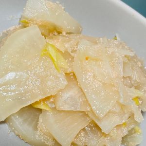 Kuの作ってみた!投稿(【大根の明太白だしとろみ煮】アツアツトロトロポカポカ♪)