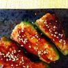チョロリスの作ってみた!投稿(簡単綺麗な『ピーマンの肉詰め』～和風バーベキューソース～)