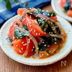 トマトとワカメのまろやか中華サラダ