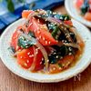 トマトとワカメのまろやか中華サラダ