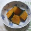 KUMIKOの作ってみた!投稿(あと一品に!レンジで作るかぼちゃの白だし副菜)