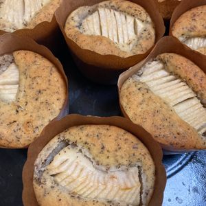 チャモハムの作ってみた!投稿(サクふわ♡【りんごと紅茶の米粉マフィン】簡単なのにカフェ級)
