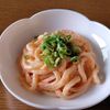 めぇの作ってみた!投稿(【やみつき♪明太バターうどん】簡単5分!ランチや夜食に!)