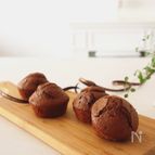 ワンボウルde簡単‼︎とろ〜り♪美味しい♡チョコマフィン