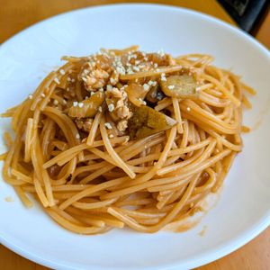ゆきまる🐬🫧の作ってみた!投稿(リピ確定！ワンパン15分【絶品なすのミートパスタ】)