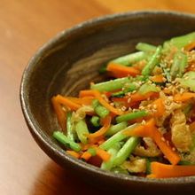 【節約】蕪の葉と油揚げの炒め煮