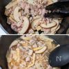 揚げ餅の酸辣湯風あんかけ│余ったも餅で具だくさん中華おかずの工程3