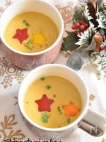 レンチンであっという間に完成！パンプキンカレースープ