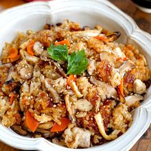 【鶏五目おこわ】炊飯器で♪もちもちご飯が大人気◎お祝いに◎