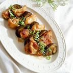 じゅわっと染みる！ごはん泥棒！ナスチキンバター