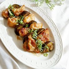 じゅわっと染みる！ごはん泥棒！ナスチキンバター