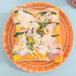 milkの作ってみた!投稿(【かぼちゃとベーコンのマヨトースト】冷凍作り置きOK！)
