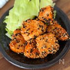【鶏むね肉の辛味ごまチキン】節約ヘルシーチキン！