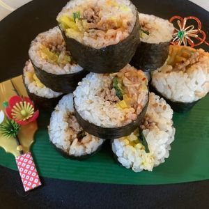 なおリンの作ってみた!投稿(【旨みたっぷり♡簡単キンパ】巻きす不使用！)