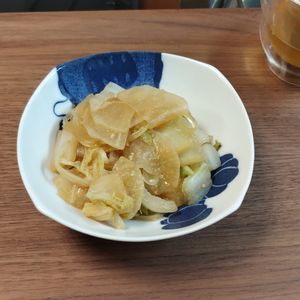 ゆの作ってみた!投稿(重ねて煮るだけ♪【春雨入り白菜と大根のみそ煮込み】)