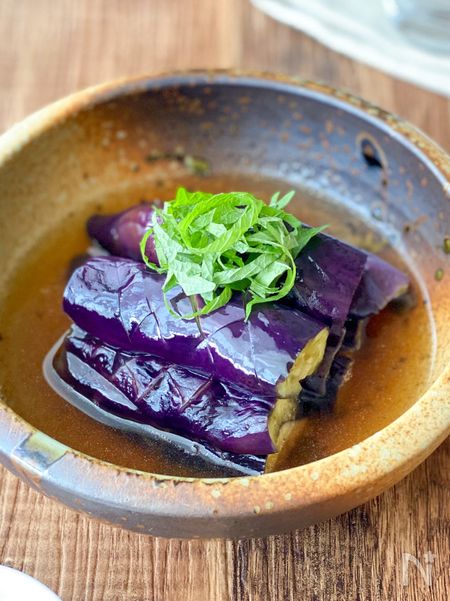 レンジで超簡単！とろとろ絶品ナスの煮びたし