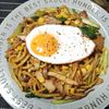 M＊Pの作ってみた!投稿(冷蔵庫の残り野菜deスパイシーカレー焼きそば)