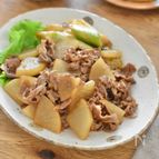 甘辛タレで飯がすすむ♪牛バラと大根のオイスターソース炒め